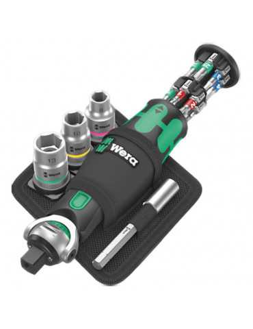 Wera Zyklop Pocket Set 2 8009 %separator% cliquet compact %separator% 18 pièces