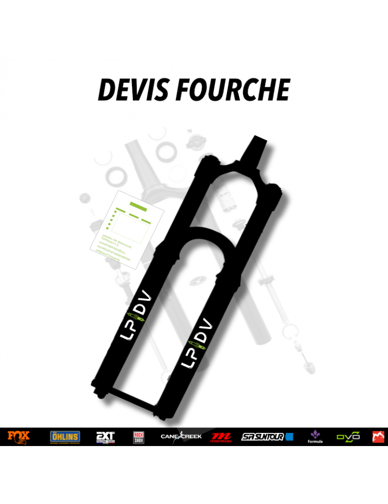 Devis fourche VTT