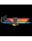 WERA 950/9 Hex-Plus Multicolour Imperial %separator% Jeu de clés Allen