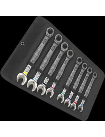 WERA 6000 Joker 8 Imperial Set 1 Jeu de clés mixtes à cliquet %separator% Impérial