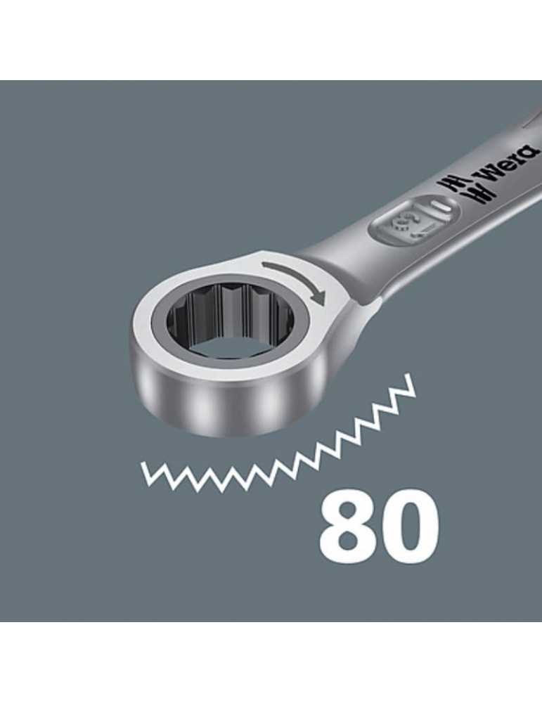 WERA 6000 Joker 8 Imperial Set 1 Jeu de clés mixtes à cliquet %separator% Impérial