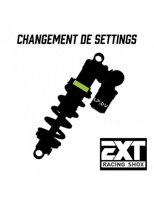 Changement de settings EXT