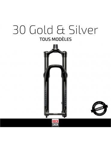 Entretien fourche RockShox 30 Gold et Silver
