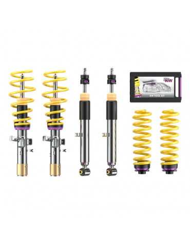 Kit amortisseurs KW V2 combinés filetés inoxydables
