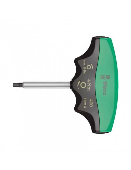 Clé Allen 4 mm %separator% Wera %separator% avec indicateur de couple 4 Nm